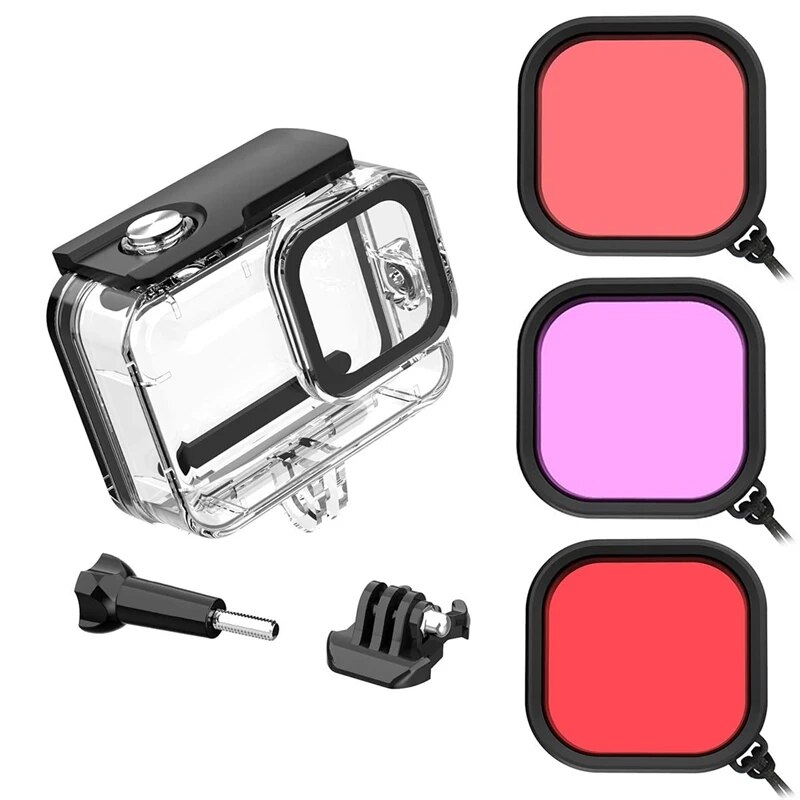 防水ケース GoPro ヒーロー 12 11 10 9 黒保 - Fishing Boat Cover のレビューと価格