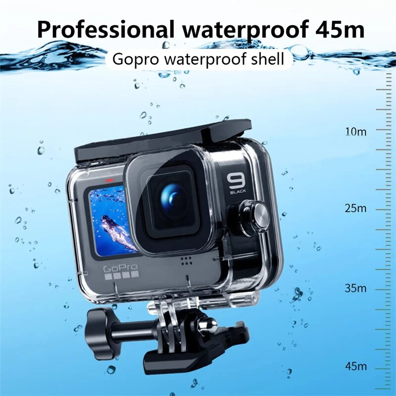 防水ケース GoPro ヒーロー 12 11 10 9 黒保 - Fishing Boat Cover のレビューと価格