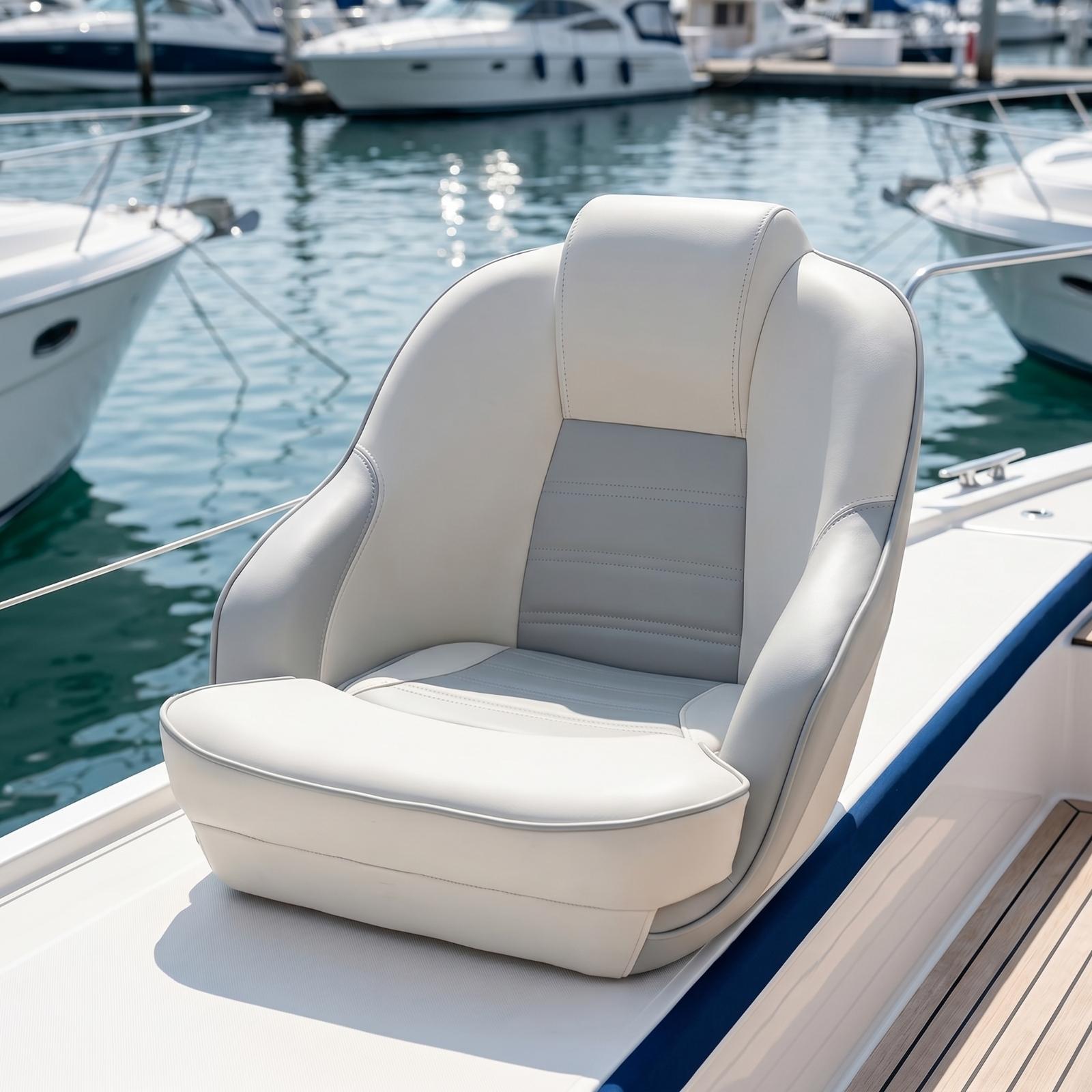 マリンキャプテンシート ハイバック ラグジュアリーフィッシン - Fishing Boat Seat のレビューと価格
